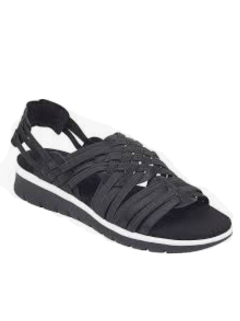 Easy Spirit Stretch Sandal seSpace2 Woman 7 W Black